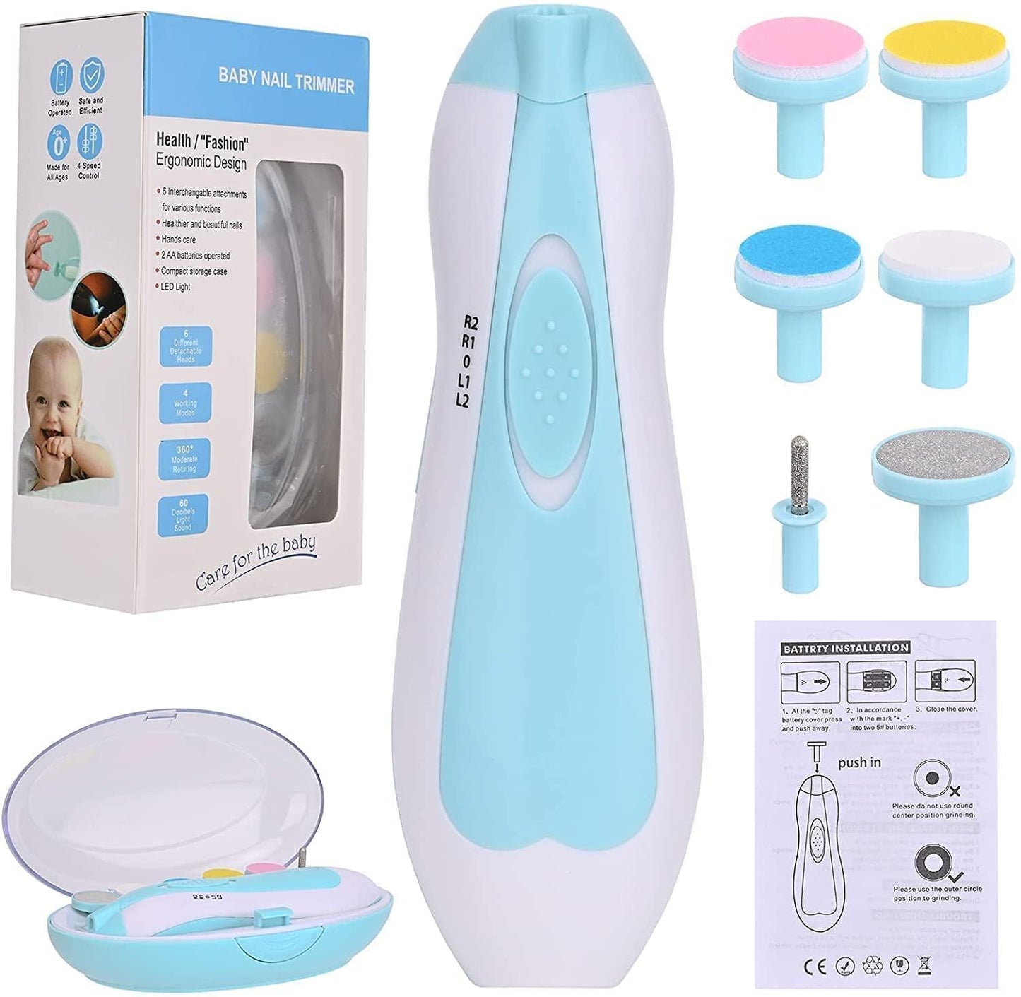 GentleGlide Electric Baby Nail Trimmer.