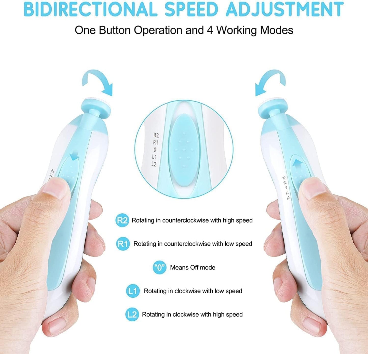 GentleGlide Electric Baby Nail Trimmer.